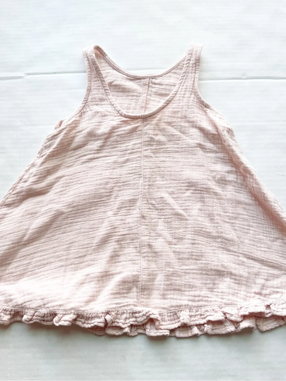 Muslin Cotton Dress in Soft Pink size 2T NWT